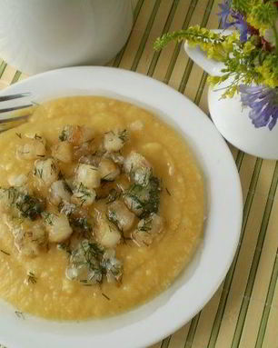 Гороховая каша без замачивания