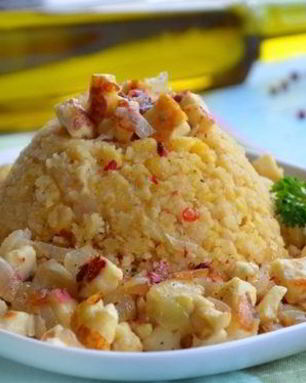 Гороховая каша с курицей