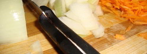 гороховая каша с мускатным орехом и соевым соусом. Шаг 3