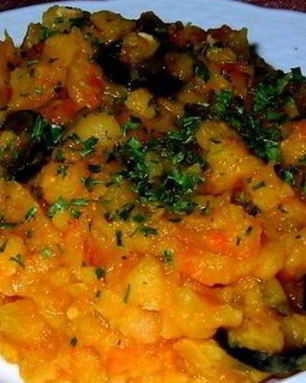 Гороховая каша с мясом в мультиварке