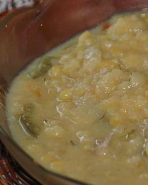 Гороховая каша с мясом