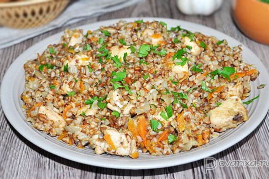 Рецепт гречка по-купечески с куриным филе