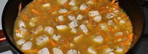 гречка по-купечески с куриным филе. Шаг 5