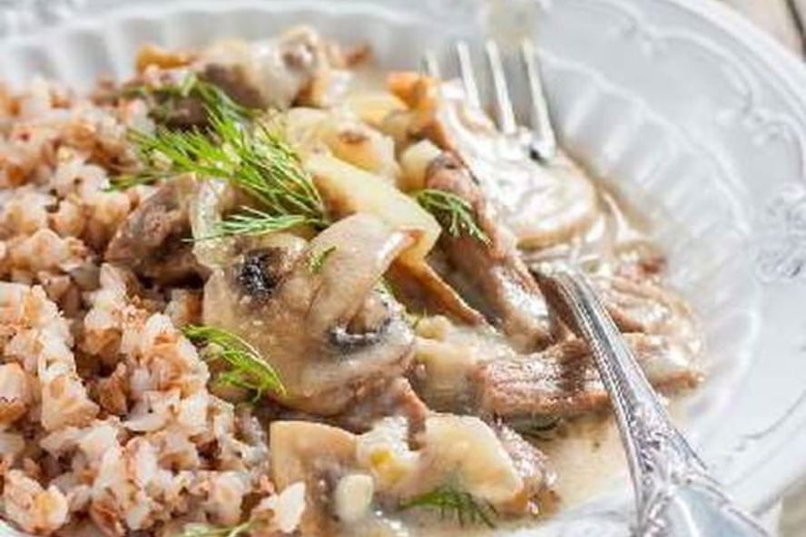 Рецепт гречка по-купечески со сметанкой