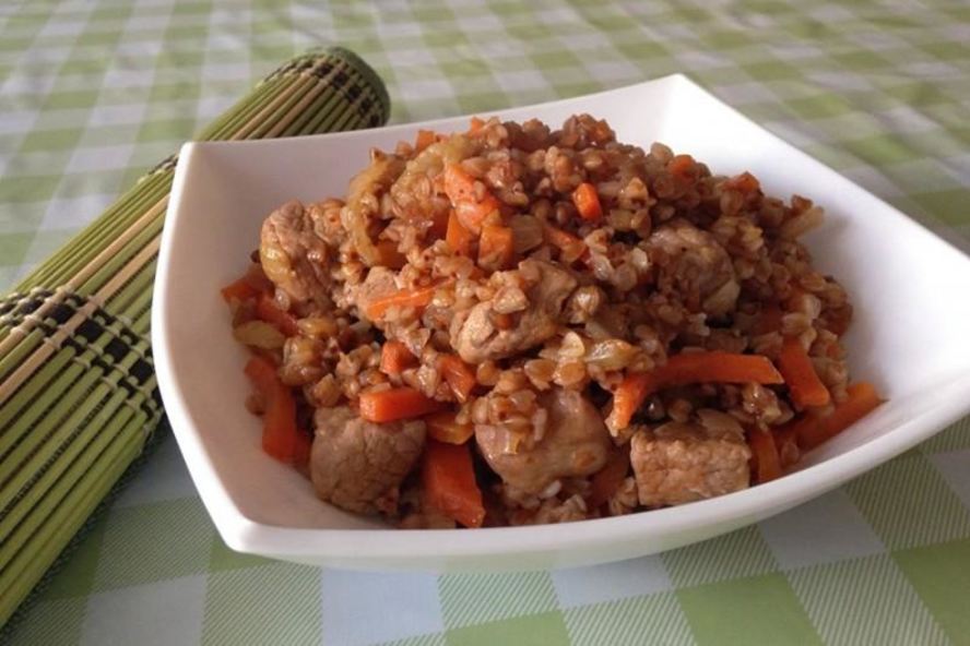 Рецепт гречка по купечески в мультиварке со свининой