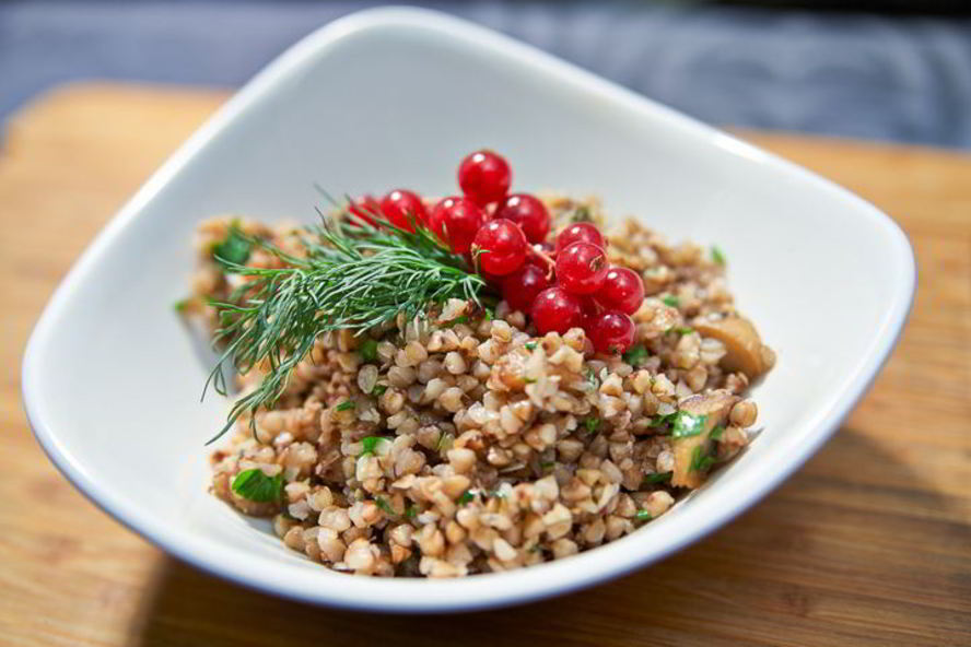 Рецепт гречка с белыми грибами и шампиньонами