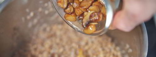 гречка с белыми грибами и шампиньонами. Шаг 14