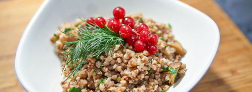 гречка с белыми грибами и шампиньонами. Шаг 20