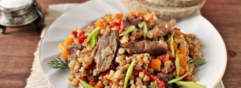 гречка с говядиной в духовке. Шаг 10