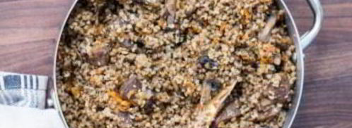 гречка с грибами и мясом. Шаг 8