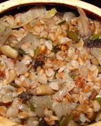 Гречка с грибами в горшочке