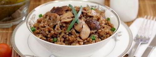 гречка с грибами в мультиварке. Шаг 11