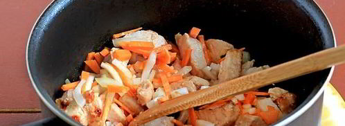 гречка с куриным филе. Шаг 7