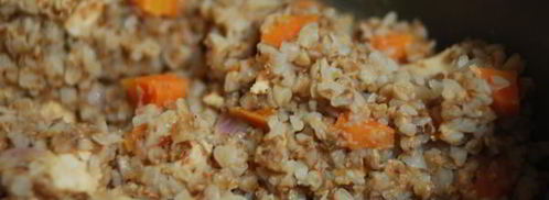 гречка с курицей и овощами в мультиварке. Шаг 6