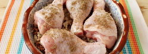 гречка с курицей в духовке с сыром. Шаг 5