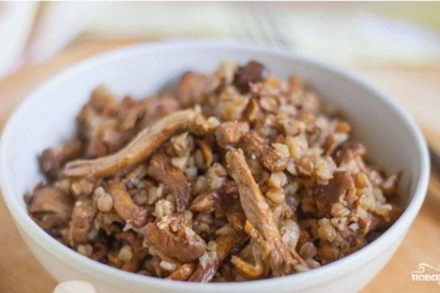 Рецепт гречка с лисичками в мультиварке