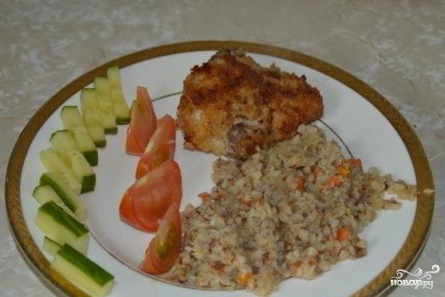 Рецепт гречка с луком и морковью