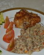 Гречка с луком и морковью