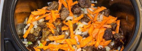 гречка с мясом и морковью в мультиварке. Шаг 7