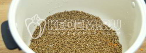 гречка с мясом в мультиварке. Шаг 5