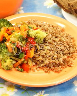 Гречка с овощами