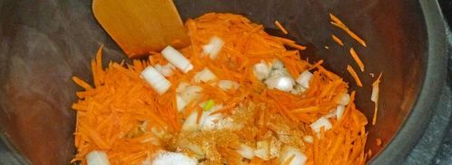 гречка с печенью в мультиварке. Шаг 4