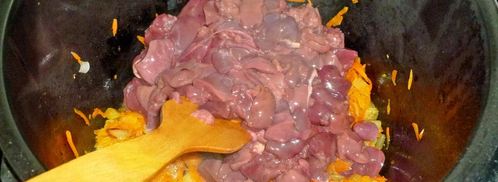 гречка с печенью в мультиварке. Шаг 6