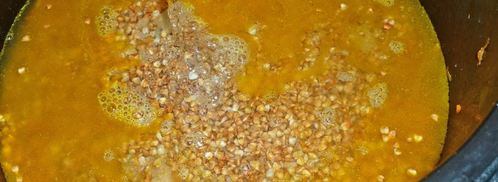 гречка с печенью в мультиварке. Шаг 10