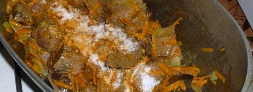 гречка с печенью. Шаг 8