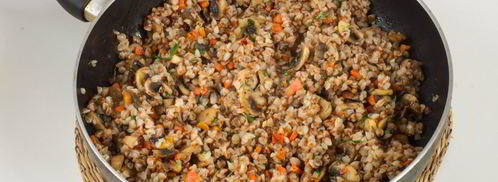 гречка с шампиньонами. Шаг 5