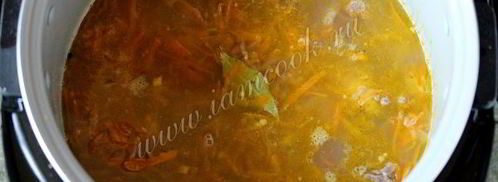 гречка с тушенкой в мультиварке. Шаг 7