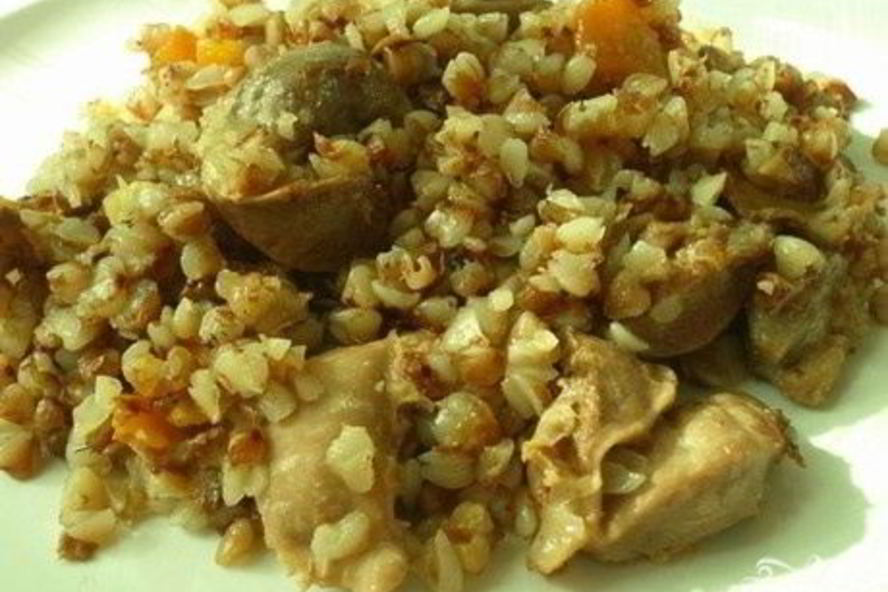 Рецепт гречка с желудками в мультиварке