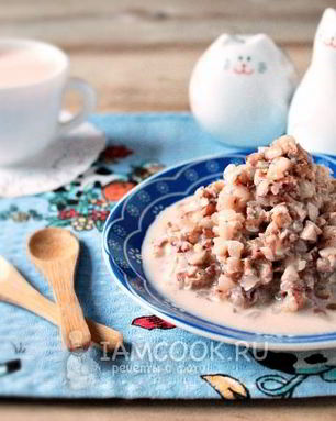 Гречневая каша на молоке для ребенка