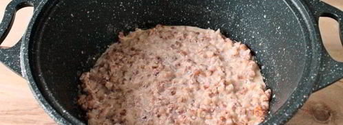 гречневая каша на молоке для ребенка. Шаг 9