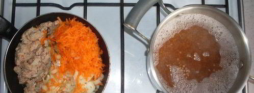 гречневая каша по-царски с индейкой. Шаг 4