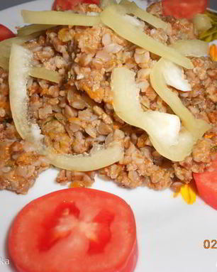 Гречневая каша с фаршем