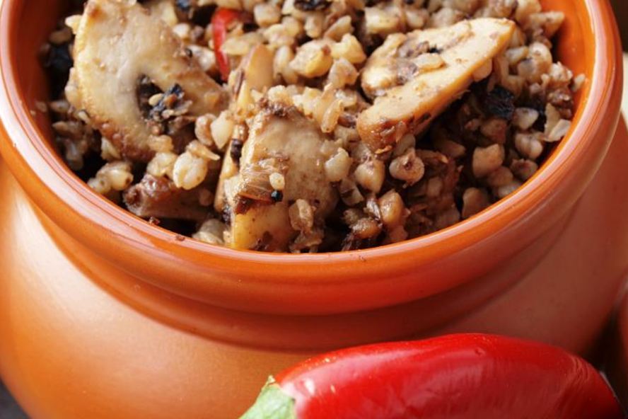 Рецепт гречневая каша с грибами и восточным акцентом