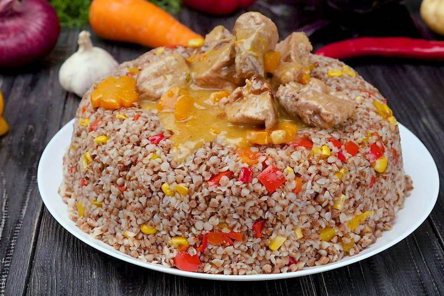 Рецепт гречневая каша с гуляшом