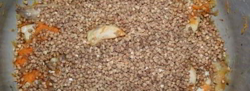 гречневая каша с курицей в мультиварке. Шаг 5