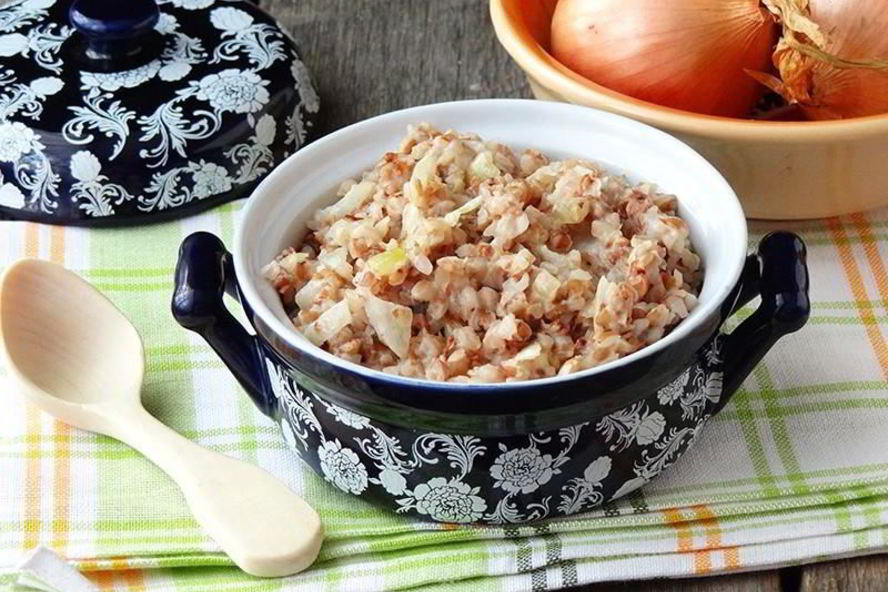 Рецепт гречневая каша с луком в мультиварке