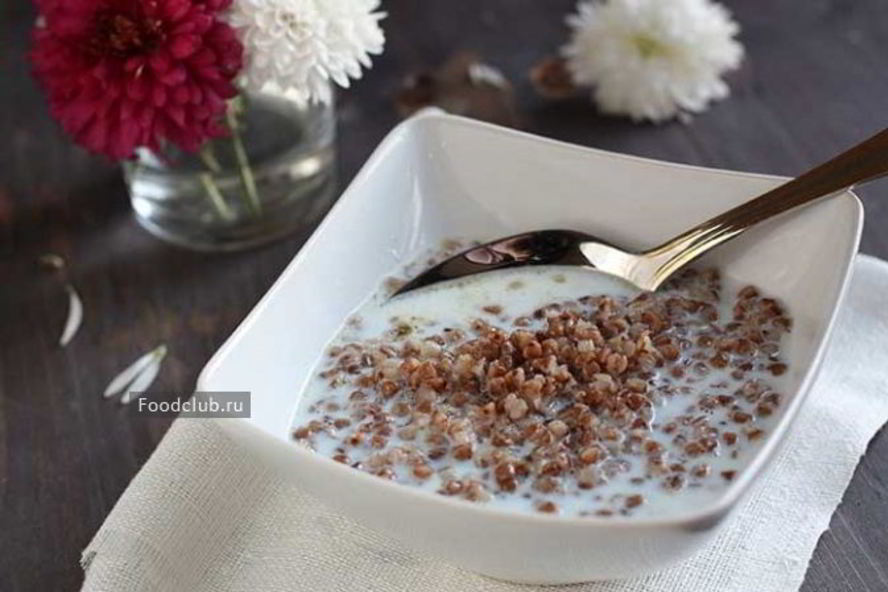 Рецепт гречневая каша с молоком