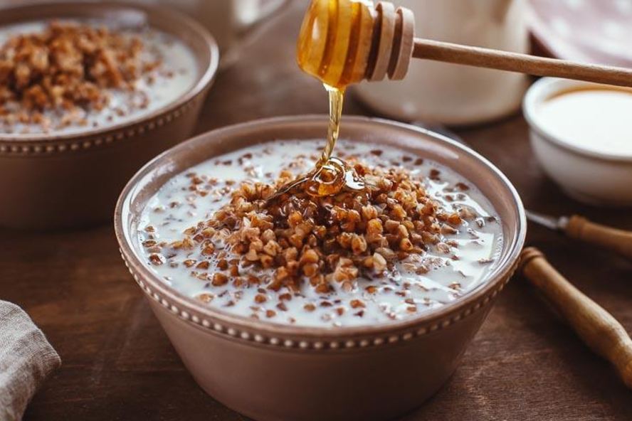 Рецепт гречневая каша с пряным постным молоком