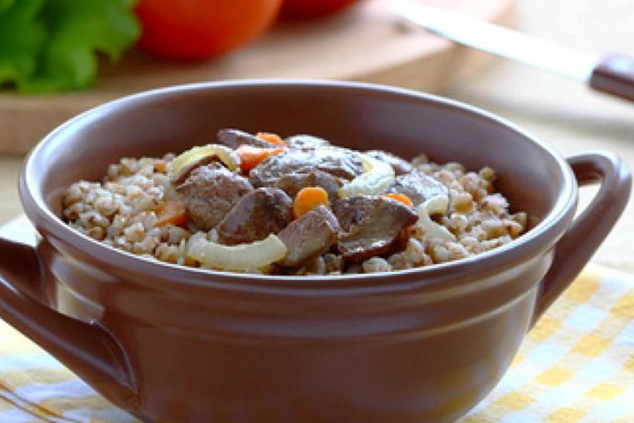 Рецепт каша гречневая с печенью