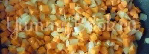 печень с морковью и зеленью и гречка на гарнир. Шаг 10