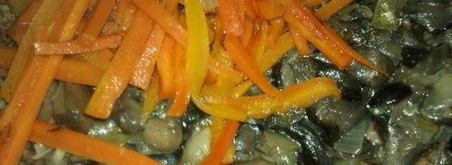 постная гречка с маслятами и травами. Шаг 4