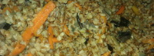 постная гречка с маслятами и травами. Шаг 5