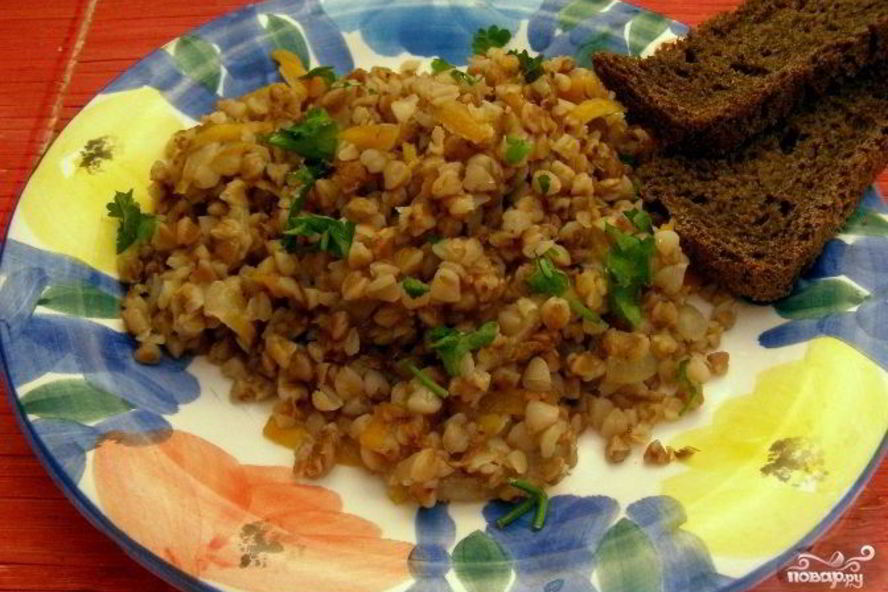 Рецепт тушеная гречка