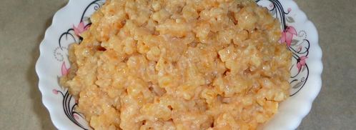 каша из булгура на молоке. Шаг 9