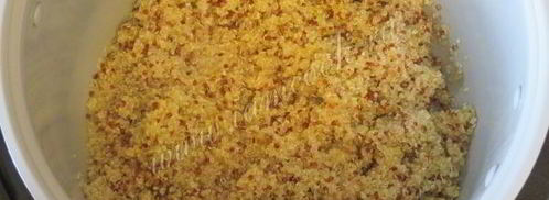 каша из киноа с овощами. Шаг 7