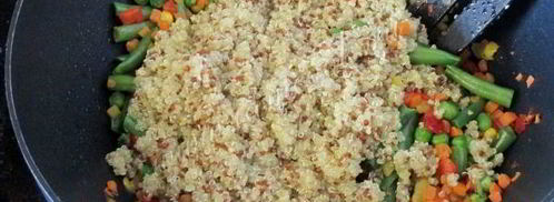 каша из киноа с овощами. Шаг 8